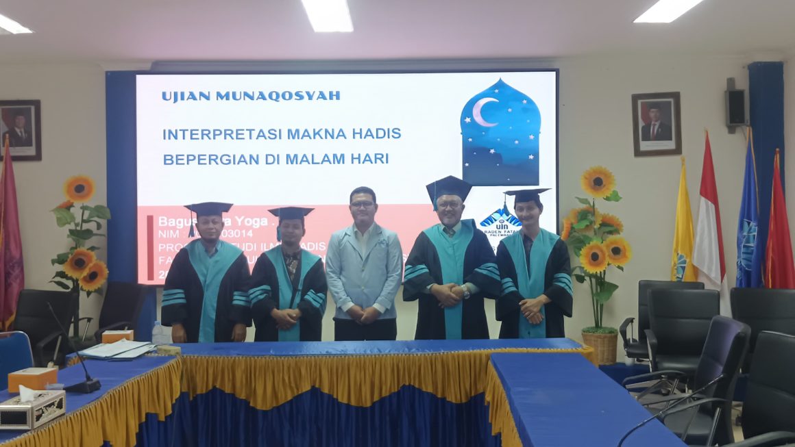 MUNAQASYAH SKRIPSI PERIODE MEI 2025 – 4 MAHASISWA ILMU HADIS LULUS DENGAN GEMILANG